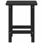 vidaXL Table d'appoint Adirondack Noir 38 x 38 x 46 cm HDPE
