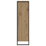 vidaXL Bibliothèque Chêne artisan 68 x 30 x 108.5 cm Bois d'ingénierie