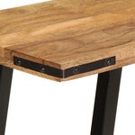 vidaXL Table console 110x30x75 cm bois de manguier massif