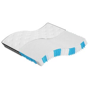 vidaXL Matelas à ressorts ensachés moyen 180x200 cm