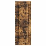 vidaXL Armoire Murale 33 x 34 5 x 90 cm Bois d'ingénierie Chêne fumé