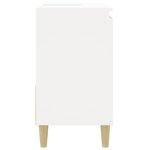 vidaXL Armoire de salle de bain blanc 65x33x60 cm bois d'ingénierie