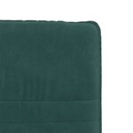 vidaXL Chaises à manger lot de 2 Vert foncé Velours