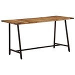 vidaXL Table à manger 140x70x75 cm bois de manguier massif