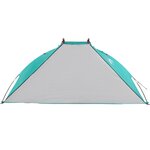 vidaXL Tente de plage vert d'eau 268x223x125 cm 185T polyester