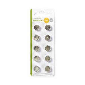 Pile Alcaline LR44 10 pièces Blister NEDIS