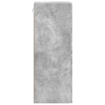 vidaXL Armoire Murale Gris béton 66 x 34 5 x 90 cm Bois d'ingénierie