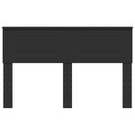 vidaXL Tête de lit Chêne noir 150 cm Bois d'ingénierie