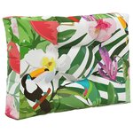 vidaXL Coussin de canapé d'extérieur 3 Pièces coloré Polyester