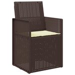 vidaXL Coussins de siège 2 Pièces Crème 47 x 36 x 2 cm Polyester