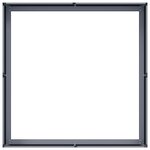 vidaXL Jardinière anthracite 100x100x30 cm acier