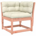 vidaXL Salon de jardin 5 Pièces avec coussins bois massif douglas