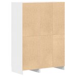 vidaXL Ensemble d'armoires de cuisine 2 Pièces blanc bois d'ingénierie