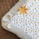 Tapis d'activités safari pour bébé Beige 100 x 100 cm