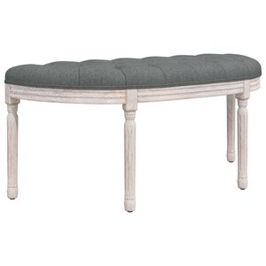 Banc banquette 110 5 x 45 x 49 cm tissu gris foncé 02_0010665