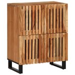 vidaXL Buffet 60x34x75 cm bois d'acacia massif