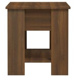 vidaXL Table basse Chêne marron 101x49x52 cm Bois d'ingénierie