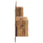 vidaXL Tête de lit avec armoire 3 Pièces Bois Ancien Bois d'ingénierie