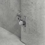 vidaXL Buffet Gris béton 88x30x70 cm Bois d'ingénierie