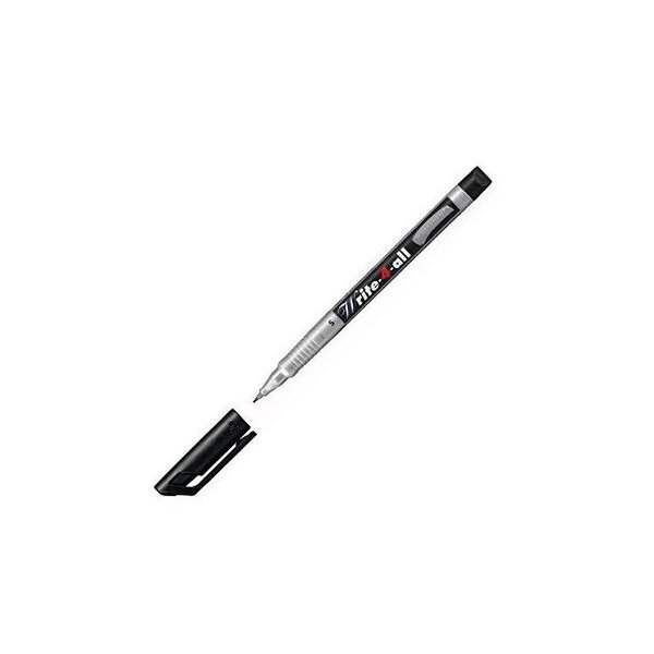 Stylo Feutre Permanent Write-4-all Pointe Superfine 0 4 mm Noir x 10 STABILO