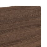 vidaXL Tête de lit Chêne brun 160 cm Bois d'ingénierie
