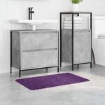 vidaXL Tapis de bain antidérapant Violet 50 x 80 cm PP