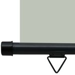 vidaXL Auvent latéral de balcon 125x250 cm Gris