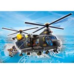 PLAYMOBIL 71149 - City Action Hélicoptère de transport des forces spéciales