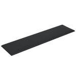 vidaXL Panneaux muraux 12 Pièces Noir 60x15 cm Similicuir 1 08 m²
