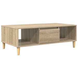 vidaXL Table basse Chêne sonoma 103 5 x 60 x 35 cm Bois d'ingénierie
