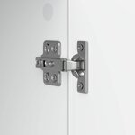 vidaXL Meuble TV Blanc 102 x 34 5 x 50 cm Bois d'ingénierie