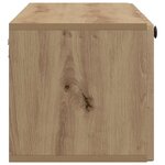 vidaXL Meuble TV mural 98 x 31 x 30 cm Chêne artisanal