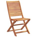 vidaXL Ensemble de salle à manger pour jardin 5 Pièces Marron