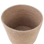 vidaXL Ensemble de Pots à Plantes 2 Pièces Naturel Ø 28 x 28 cm