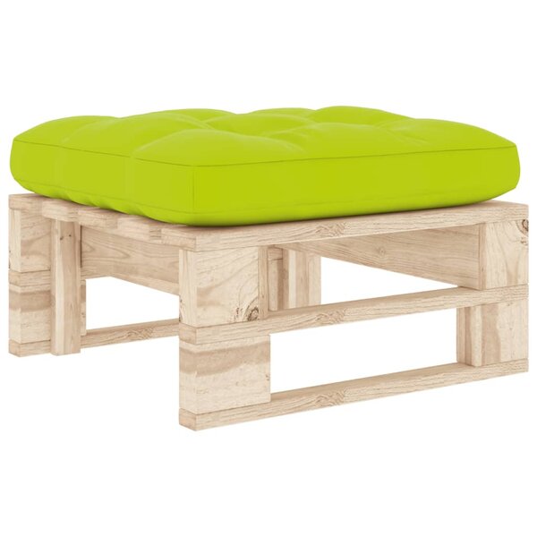 vidaXL Pouf palette de jardin bois de pin imprégné