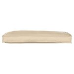 vidaXL Set de coussins de palette 2 Pièces Beige 100 x 40 x 8 cm