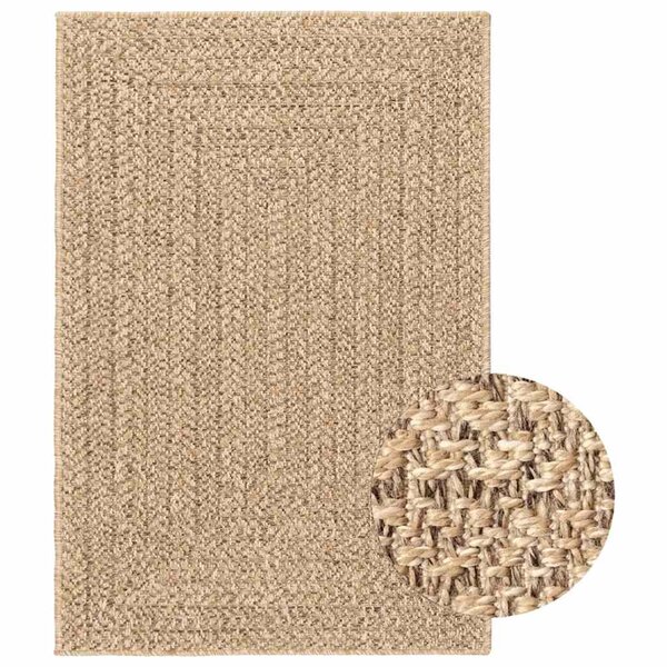 vidaXL Tapis ZIZUR 140x200 cm aspect de jute intérieur et extérieur