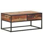 vidaXL Table basse 90x50x40 cm Bois d'acacia brut