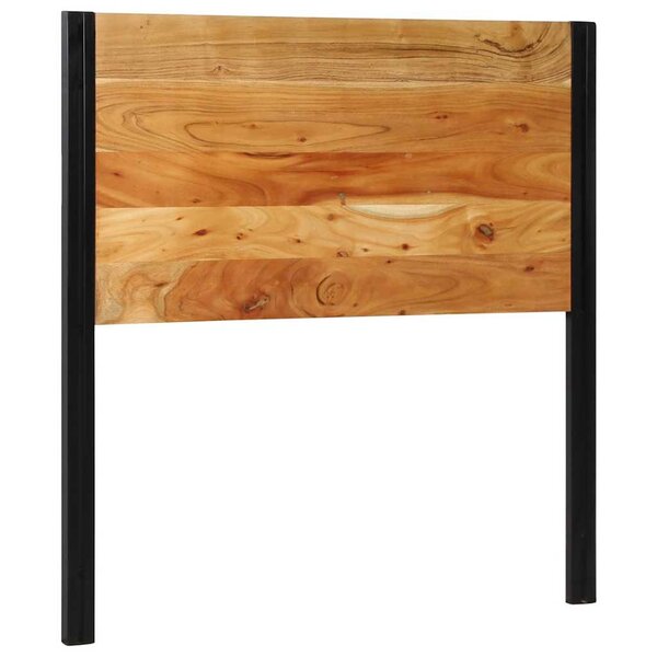 vidaXL Tête de lit 100 cm bois massif d'acacia et fer