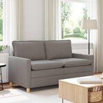 vidaXL Canapé Taupe 156 x 81 x 87 5 cm Tissu