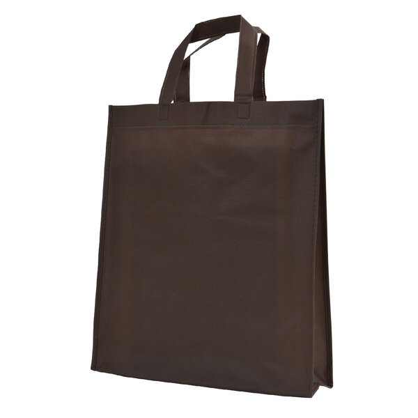Sac cabas en tissu brun 40 x 10 x 45 cm
