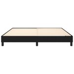 vidaXL Cadre de lit Noir 160x200 cm Tissu