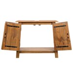 vidaXL Meuble-lavabo de salle de bains pin massif 70x32x63 cm