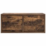 vidaXL Meubles TV 2 Pièces chêne fumé 60x31x25 5 cm bois d'ingénierie