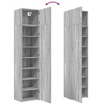 vidaXL Armoire de rangement mince sonoma gris 50x42 5x225 cm
