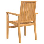 vidaXL Ensemble à manger de jardin 9 Pièces Bois de teck solide