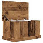 vidaXL Boîtes de rangement vieux bois 70x40x38 cm bois d'ingénierie