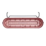 Balconnière à réservoir 70 x 26 x hauteur 17 7 cm - Rose poussière