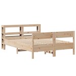 vidaXL Cadre de lit sans matelas 150x200 cm bois de pin massif