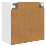 vidaXL Armoire Murale 59 x 31 x 60 cm Bois d'ingénierie Blanc